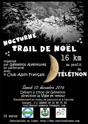 Trail Nocturne de Gémenos 2016
